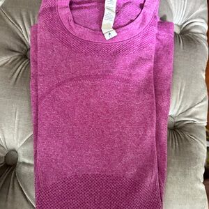 lululemon athletica Fuchsia Crew Neck Sweater